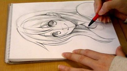 Morita39s　manga Come Back.DRAWING girl39s face by pencil 01 SeAL Morita Eihire